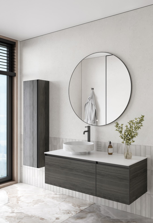 Armadi Art Комплект QUATRO 120 тумба+раковина чаша Calacatta