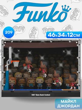 Фигурка Funko POP! Moment Bulls Michael Jordan (1987 Dunk Contest) (209) 86313 / Фигурка Фанко ПОП! в виде известного баскетболиста, Майкл Джордан