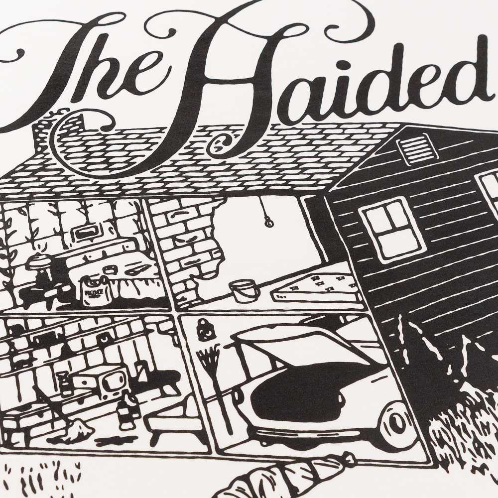 Футболка HAIDED TRUE CRIME Ecru