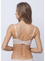 Бюстгальтер на каркасах с Т-образным членением чашек (Размер: 80C) (Цвет: пудровый)