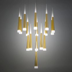 Citilux Вегас CL227162 LED Люстра каскадная Золото