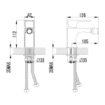 Смеситель Lemark Plus Factor LM1608C для биде