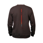 Толстовка из футера черная "Создаю", размер M