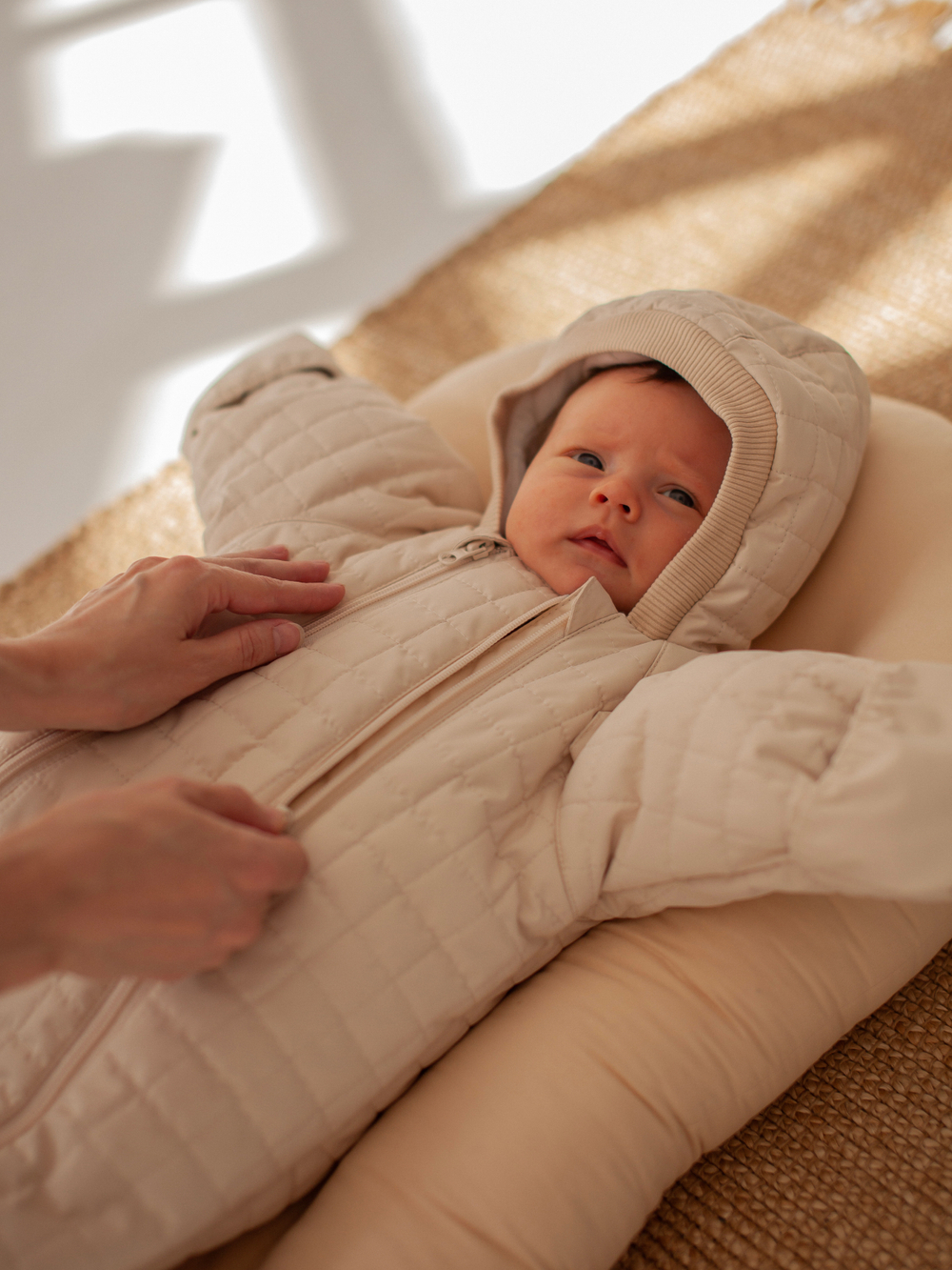 Комбинезон утеплённый стёганый Mjölk Tapioca, 250гр/м2