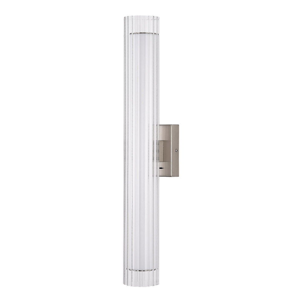 Светильник настенный, Никель/Белый-прозрачный, ENFYS, LED 13W, 3000K/4000K/6000K