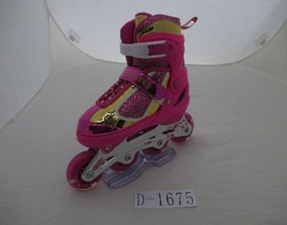 Ролики осн. алюм, кол. PU, размер M, блестки, сумка