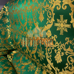 Парча "Софийский" зелёная