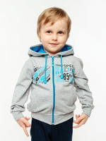 Толстовка для мальчиков "Неон Гонки" на молнии. р. 92. 77318
