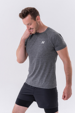 Мужская футболка Nebbia Lightweight Sporty T-shirt “Grey” 325 Grey