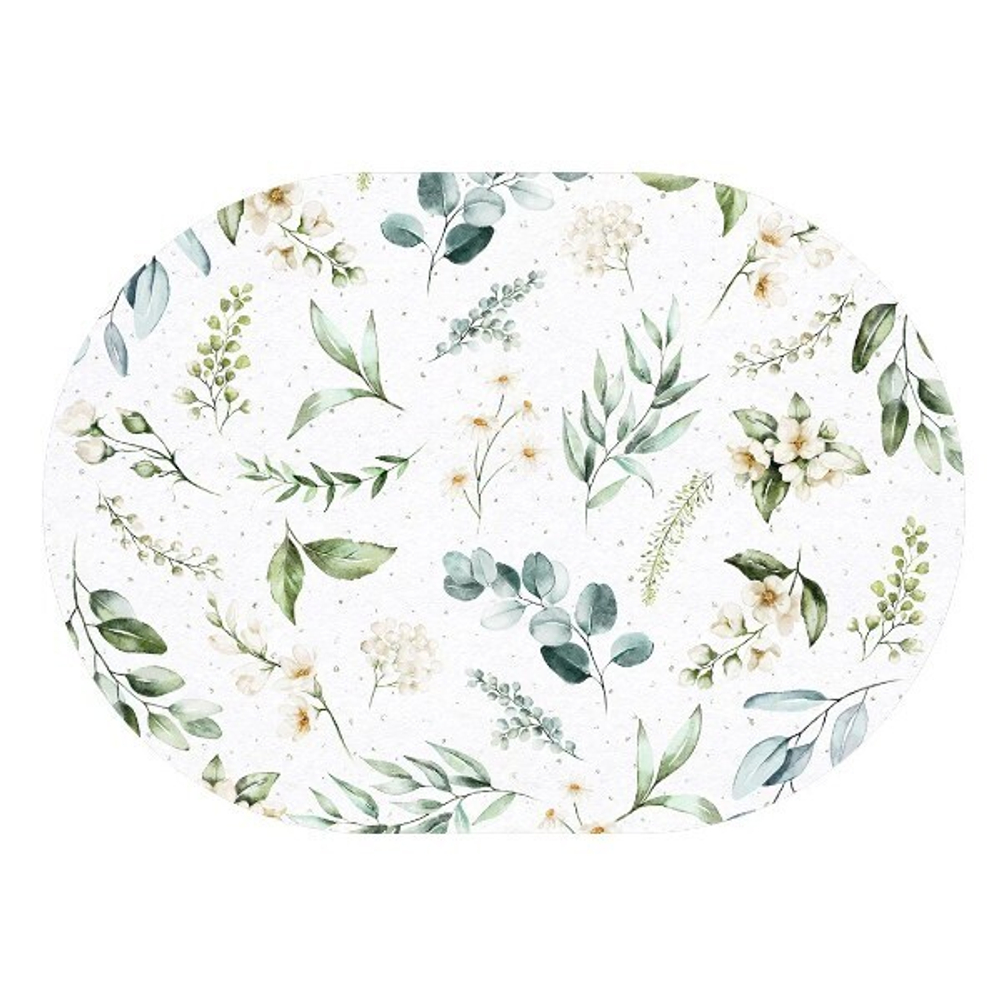 Сервировочная салфетка овальная 45х32 см Азалия