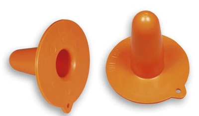 Заглушка для сосковой резины, цвет оранжевый