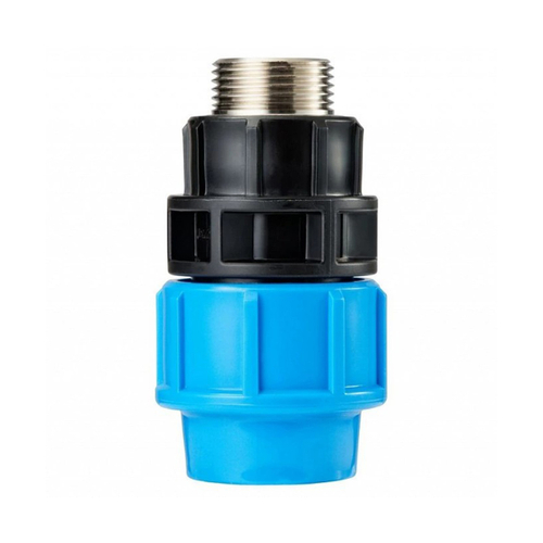 Муфта комбинированная полипропиленовая Джилекс Про, с наружной резьбой, 32 x 1" П