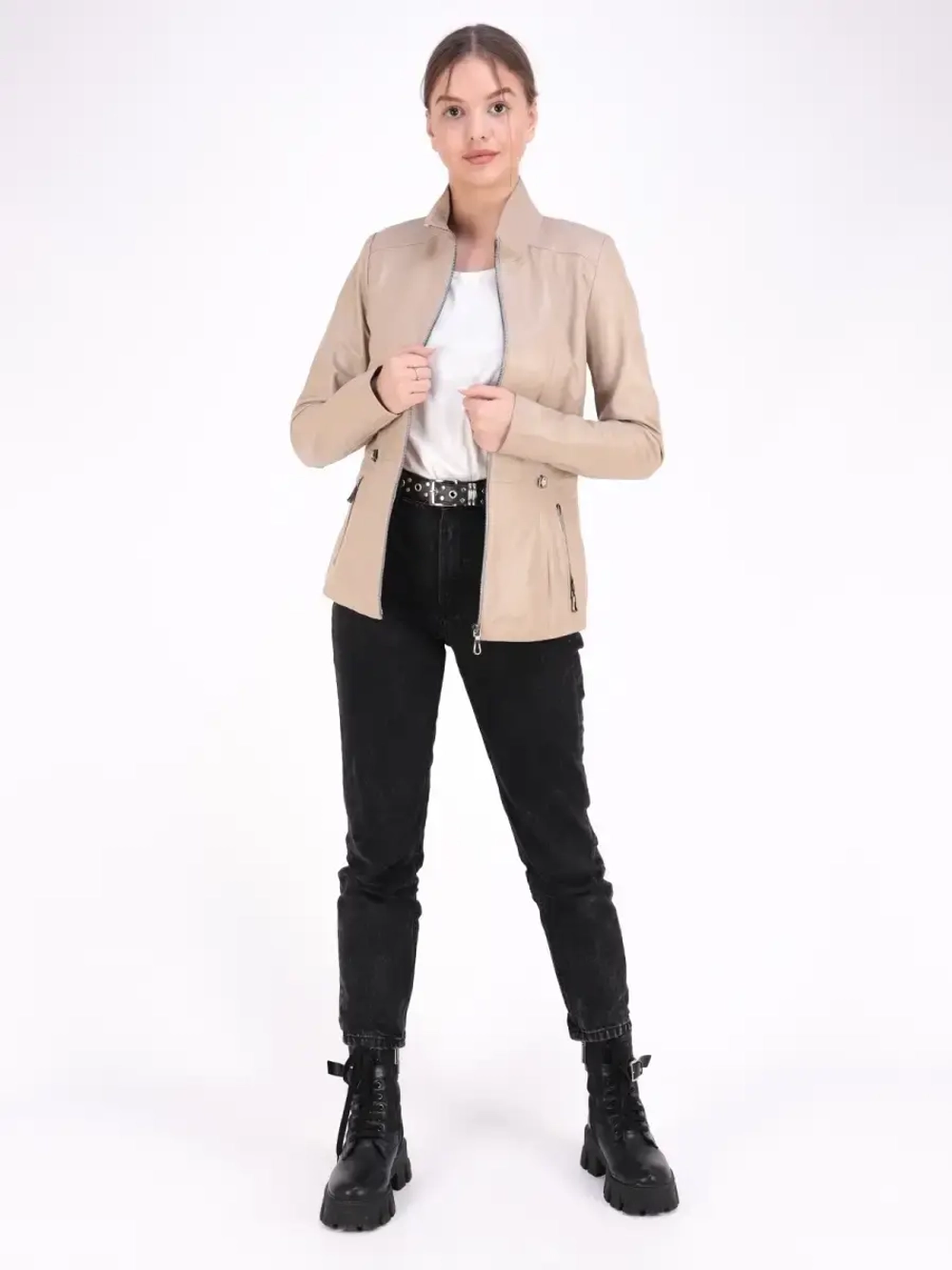 Куртка женская из натуральной кожи