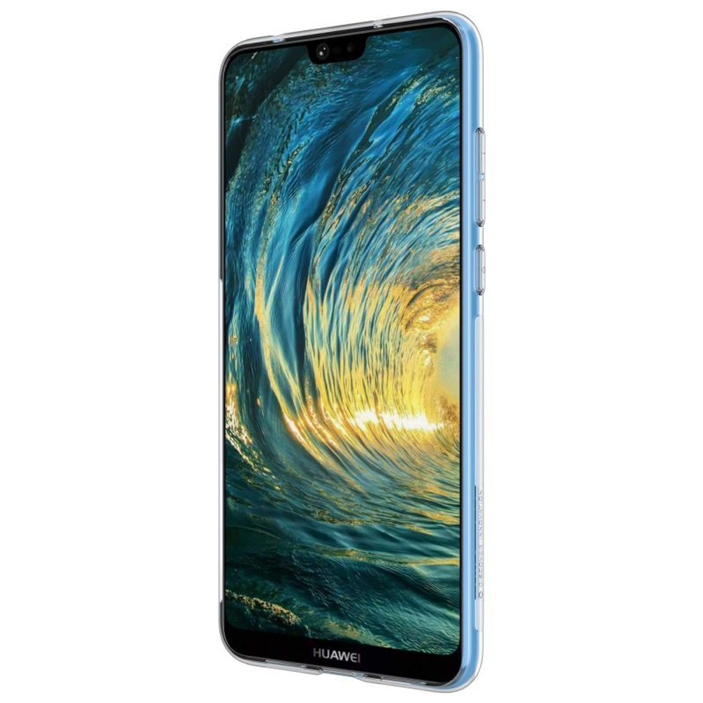 Прозрачный силиконовый чехол Nillkin Nature для Huawei P20 Pro