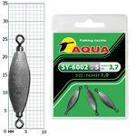 Груз с вертлюгом для рыбалки SY-6002 1,2 (4,2g) (упк. 3шт.)