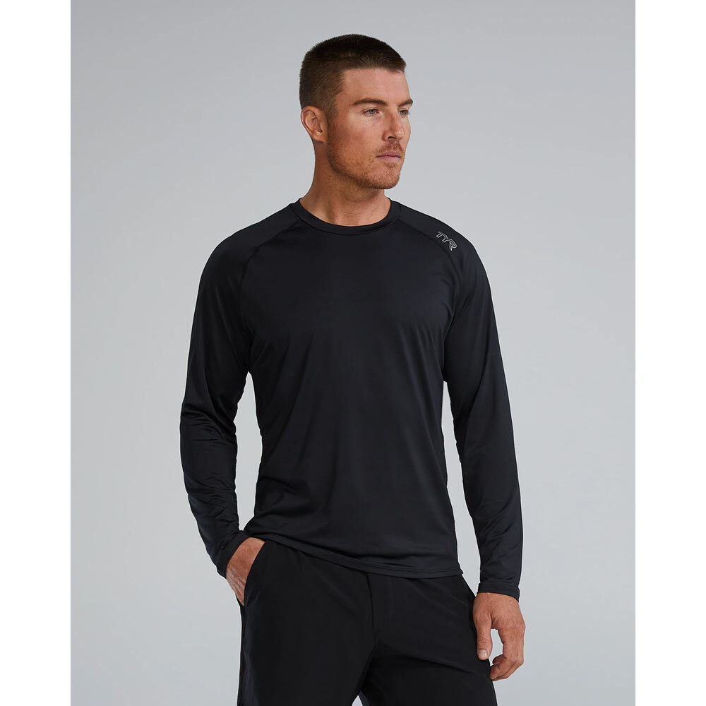 Лонгслив TYR MEN'S CLIMADRY™ RAGLAN LONG SLEEVE TECH TEE - SOLID HEATHER
