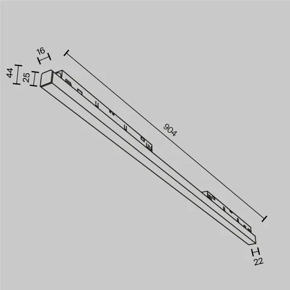 Трековый светильник Базис / Basis Exility 2700-6000K 30Вт 120° Dim Smart Technical tr030-4-30w3k-ww-ds-b
