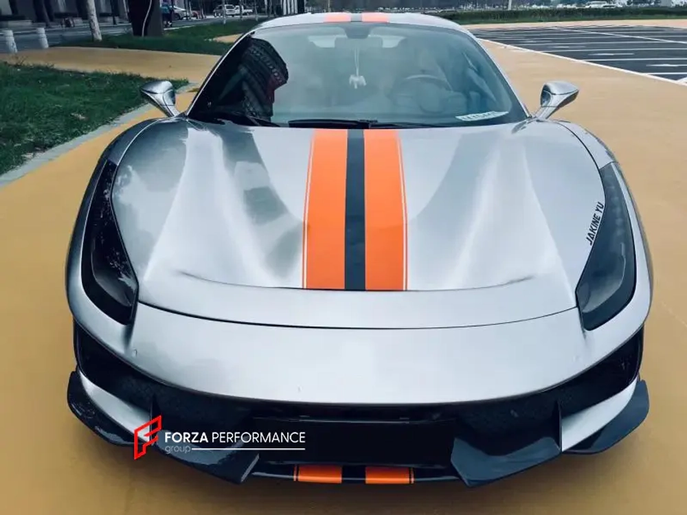 Карбоновый обвес переделка для Ferrari 488 2015-2020 переделка в Pista Феррари