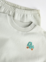 Свитшот и спортивные брюки в комплекте для малышей Next Q96-882, Светло-зеленый