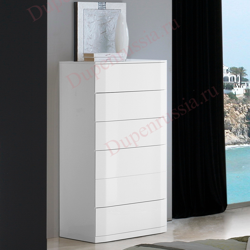 Комод вертикальный DUPEN S-102 белый