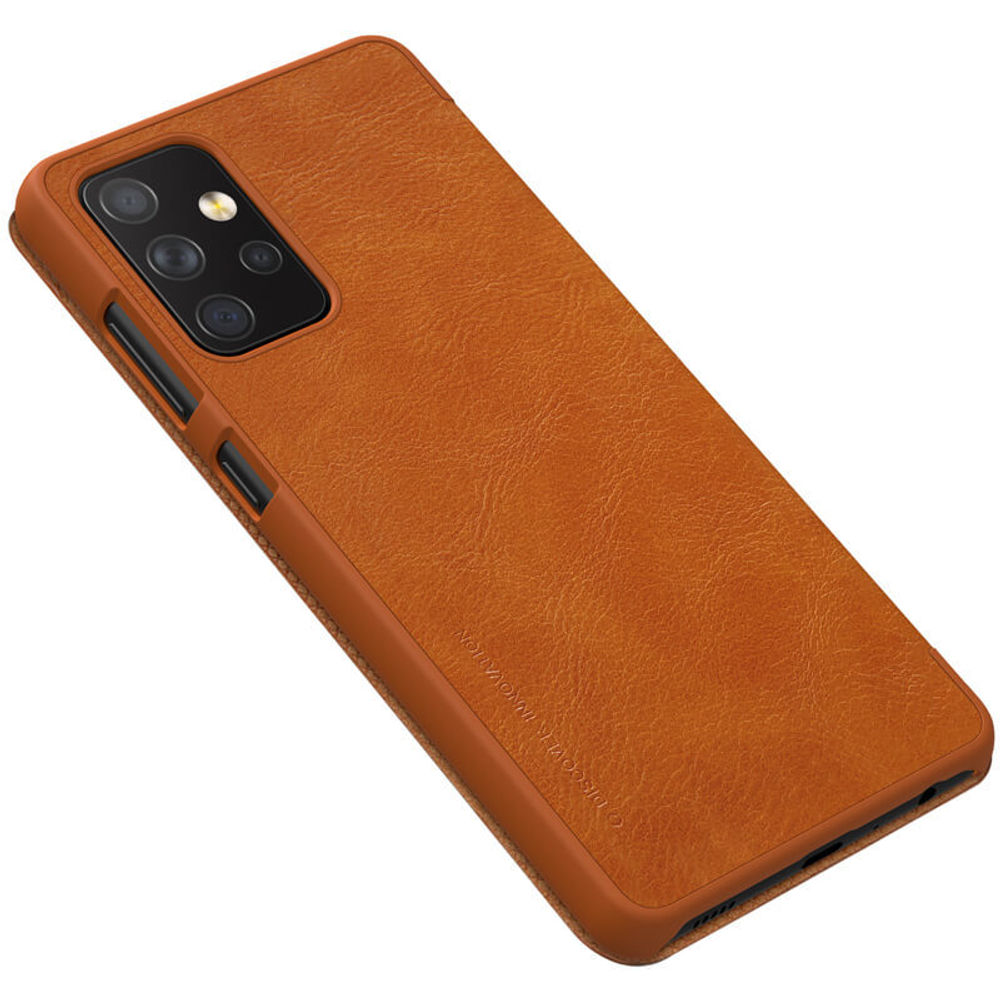 Кожаный чехол-книжка Nillkin Leather Qin для Samsung Galaxy A72