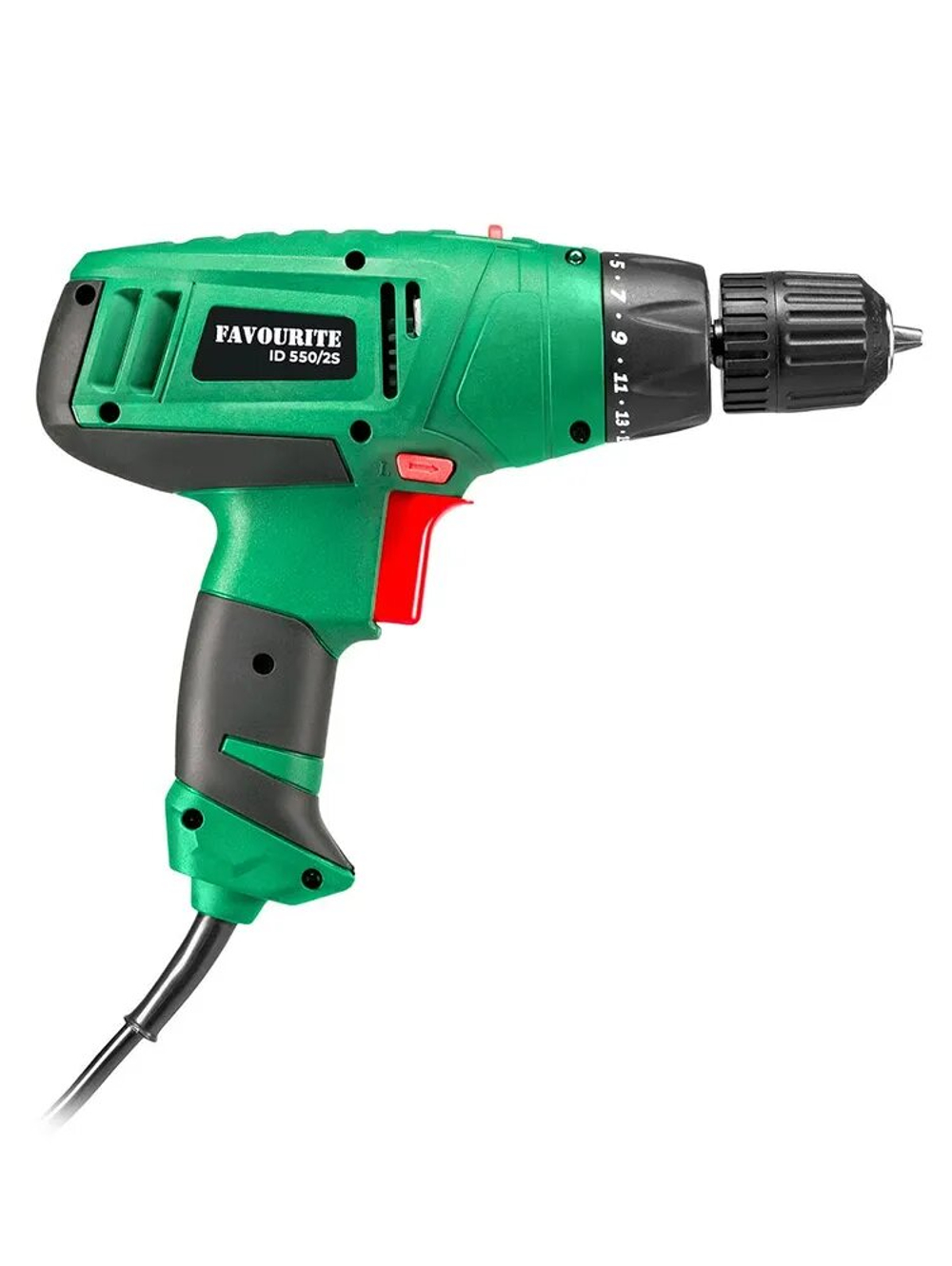 Сетевой шуруповёрт FAVOURITE ID 550/2S 550Вт, 2 скорости, 300-1000об/мин(102105502)