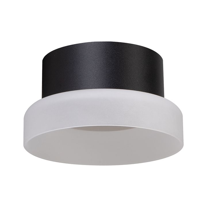 Светильник потолочный Feron HL460 Barrel OPAL 12W, 230V, GX53, черный