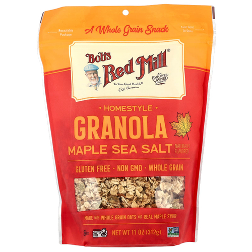 Bob's Red Mill, гранола по-домашнему, с кленовым сиропом и морской солью, 312 г (11 унций)