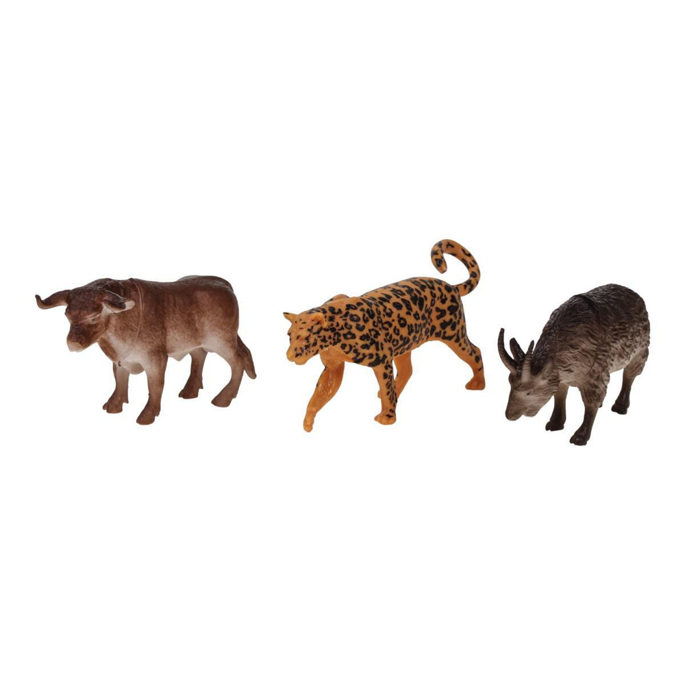 Набор диких животных 3шт, пакет DY618-2