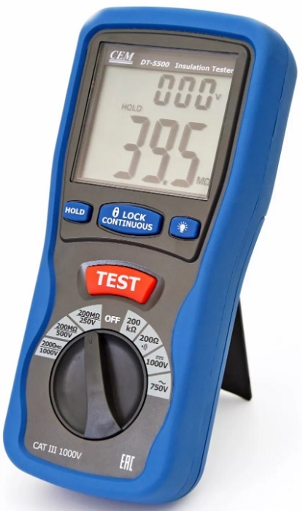 Измеритель сопротивления изоляции CEM DT-5500