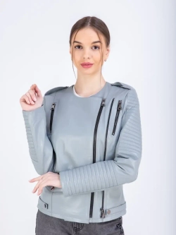 Куртка женская кожаная осенняя весенняя