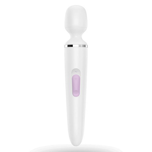 Белый вибратор 34см Satisfyer Wand-er Woman