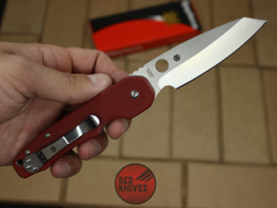 Нож Spyderco SMOCK G10 - бургунди C240GP BRG