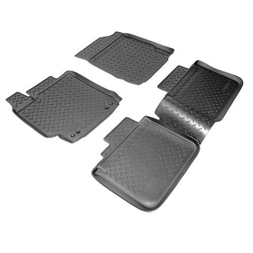 Ковры в салон Norplast/Unidec для Toyota Camry в кузове V50 (2011-2017), Черный, арт.NPL-Po-88-07