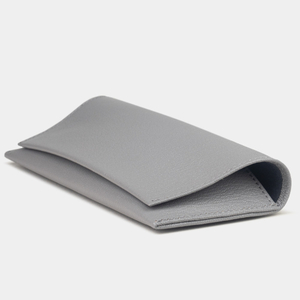 Футляр для очков Lentille из кожи козы, серого цвета