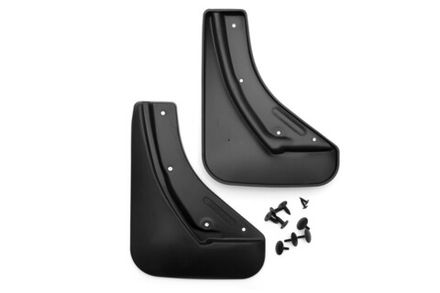 Брызговики задние подходят для SKODA Karoq 2020 - &gt; с расширителем арок, внедорожник 2 шт.(optimum) в пакете