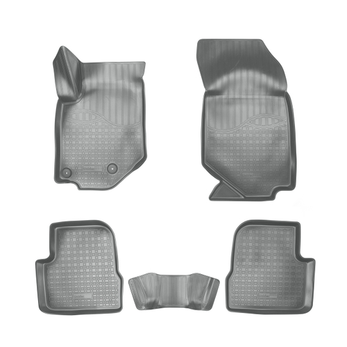 Ковры в салон Norplast/Unidec для Opel Corsa в кузове F (2019-)Полиуретан,Серый, арт.NPA11-C63-170-G