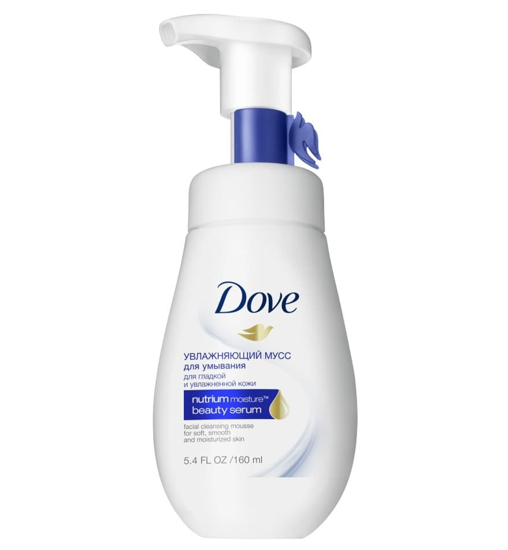 Dove Мусс для умывания Увлажняющий, 160 мл