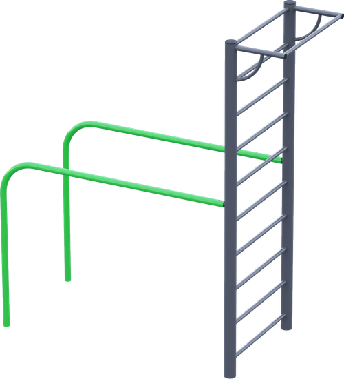 Шведская стенка с брусьями С.06-022