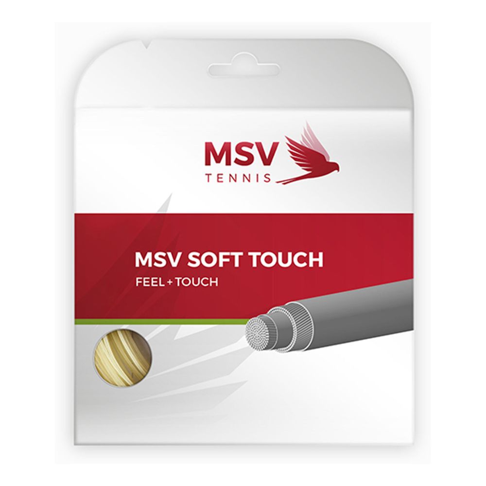 Струны теннисные MSV Soft-Touch Natur String Set 12m - Grey