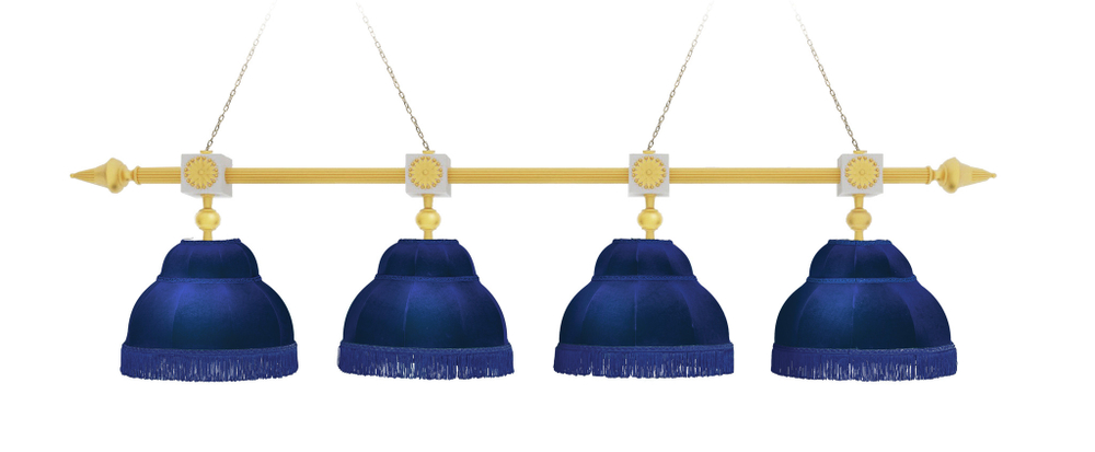 Лампа Антика 4 плафона - граб