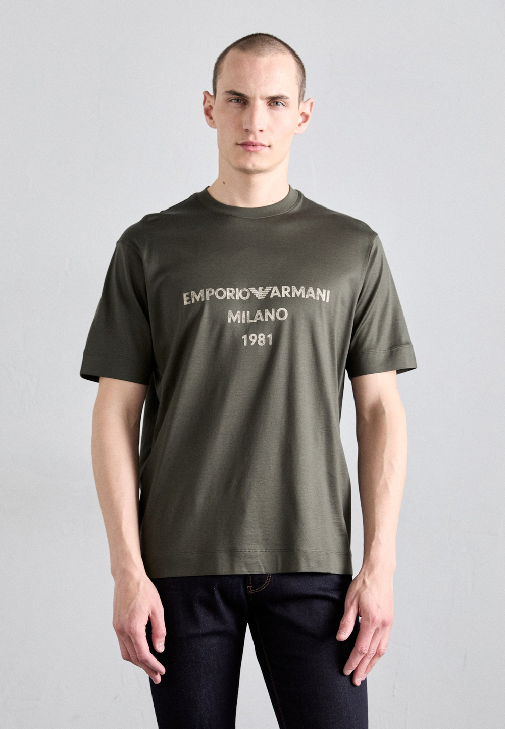 Emporio Armani Футболка с принтом - Чёрный