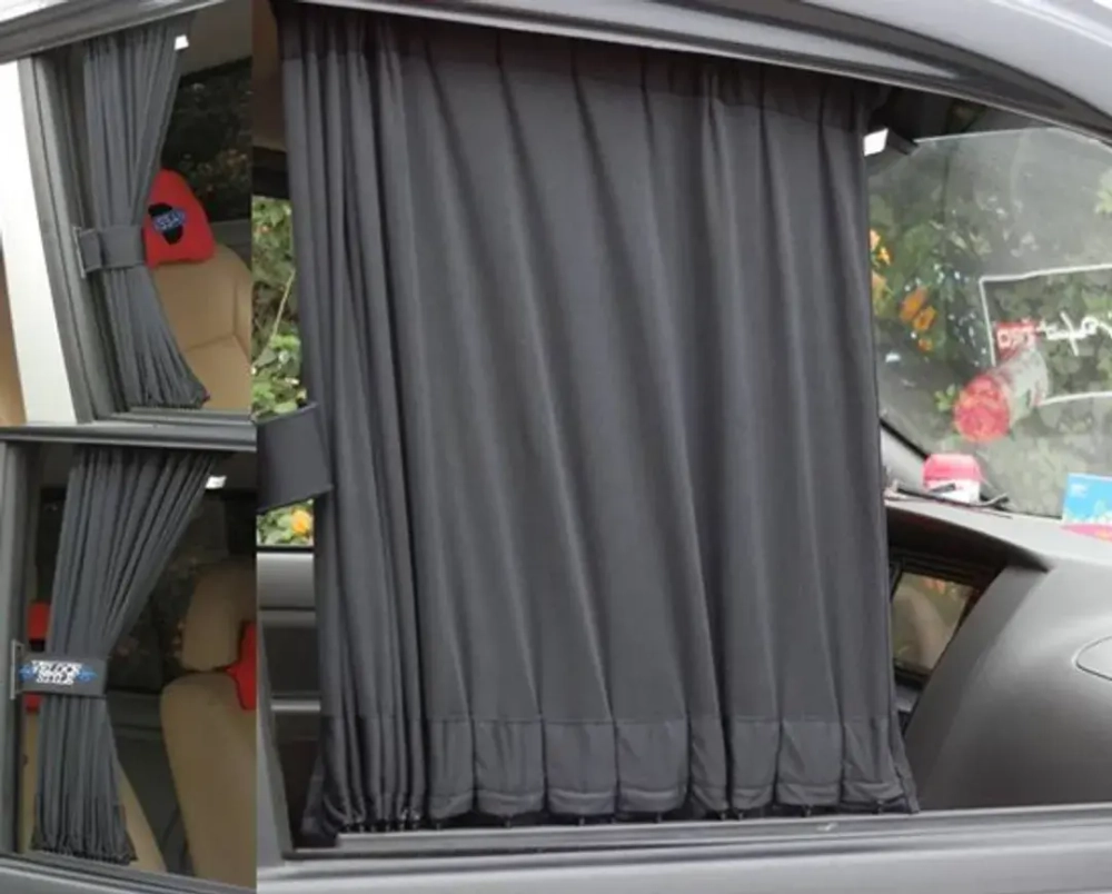 Штора солнцезащитная SAK-016-S (В=37,Д=70cm) 2шт