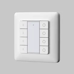Кнопочная настенная панель DALI DT6 панель для 4-х групп Lighting control 721050