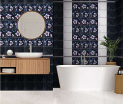 Панель ПВХ фотопечать Нефрит темный фон 2 2700х250мм