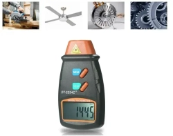 Цифровой тахометр / Бесконтактный лазерный тахометр/ Измеритель числа оборотов