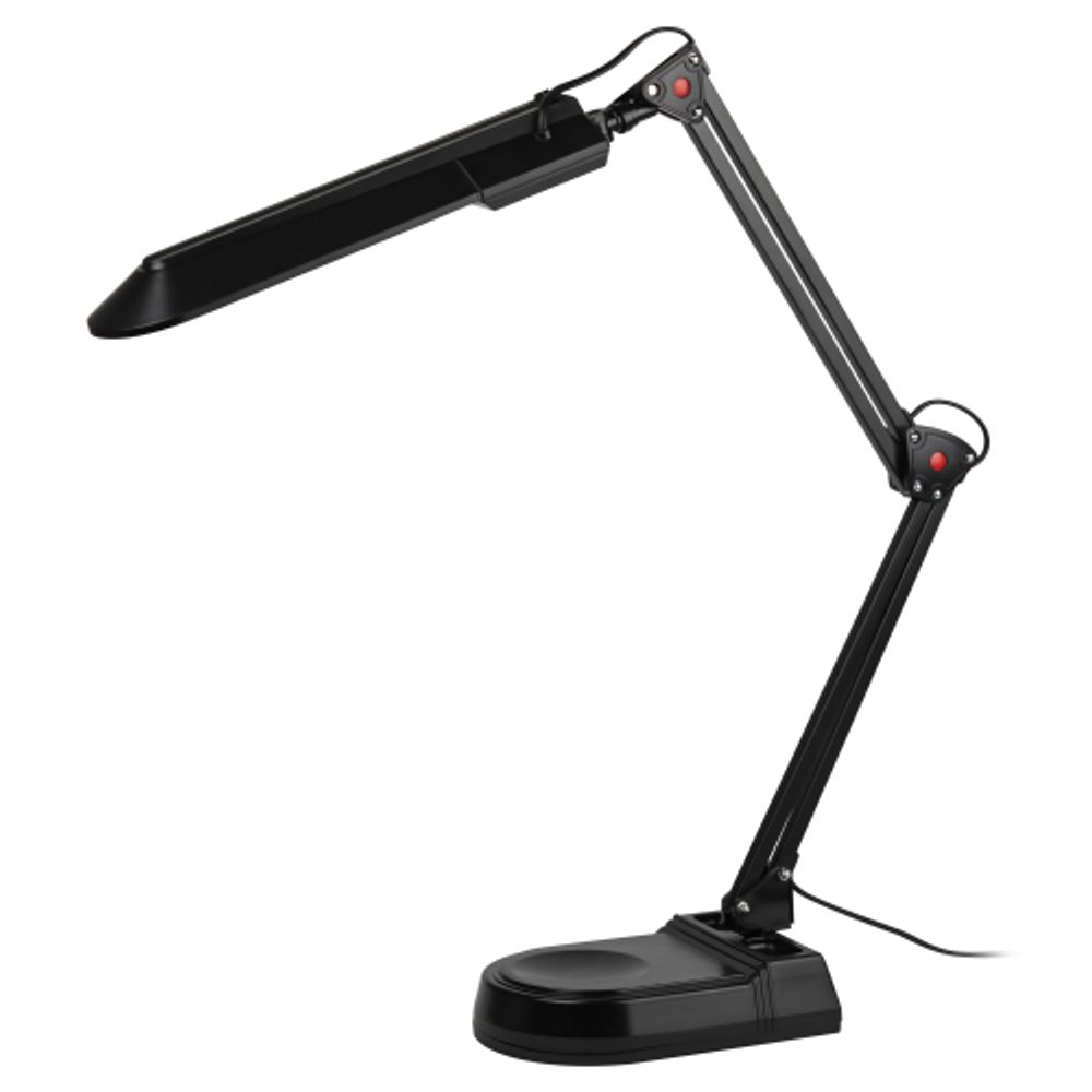 Настольный светильник ЭРА NL-202-G23-11W-BK с лампой PL на струбцине и с основанием черный