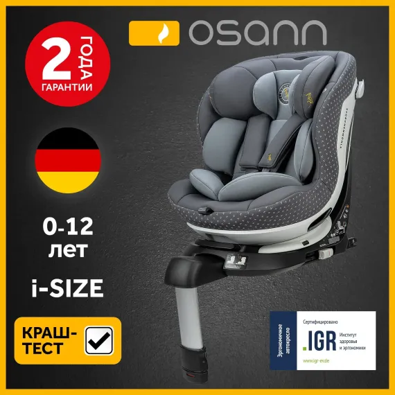 Автокресло Osann Niki Complete Asphalt 1/2/3 (9-36 кг)