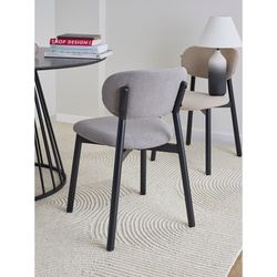 Стул Round, рогожка, дымчато-серый