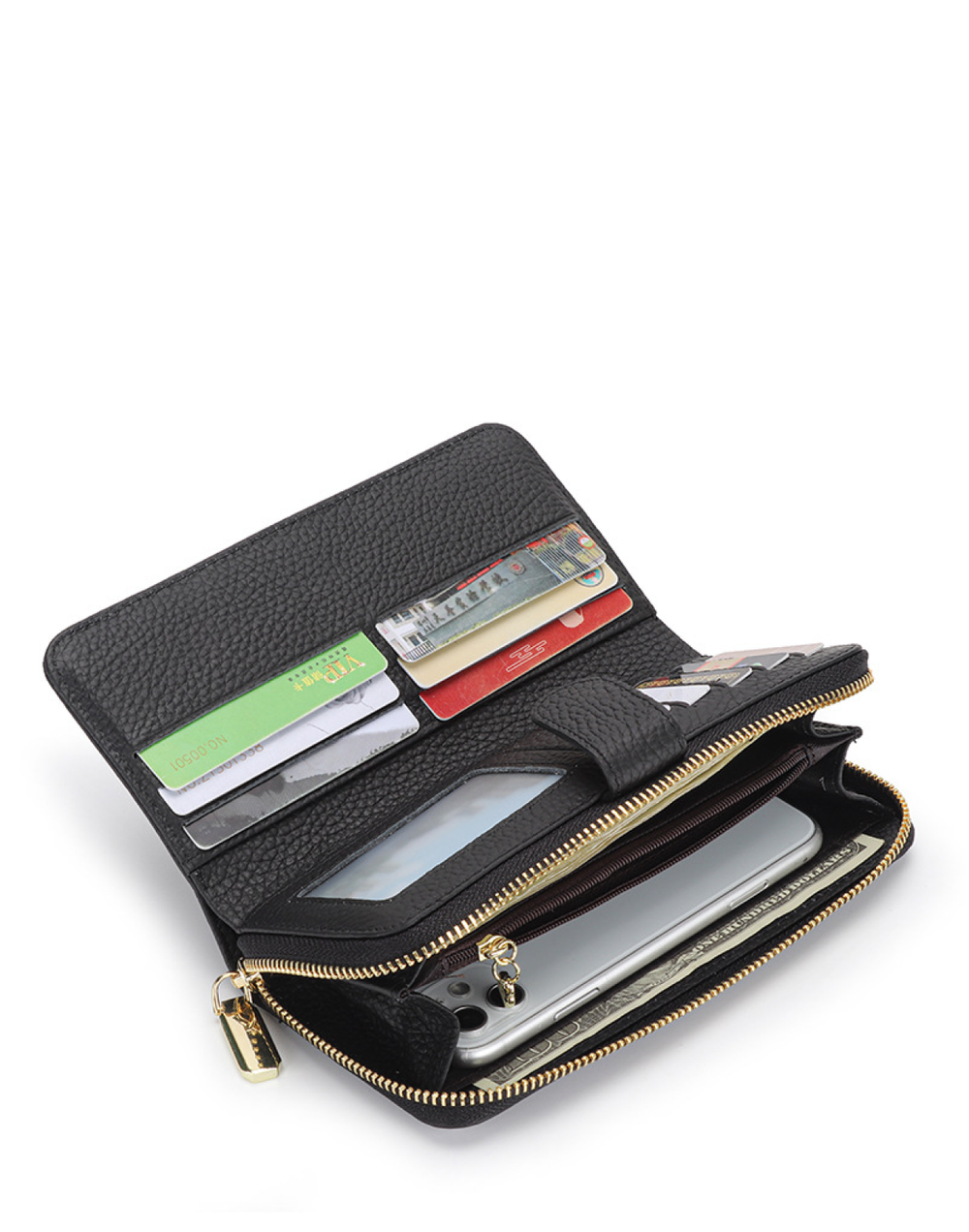 Кошелек XOXO LEGENDS САФИРА | Черный